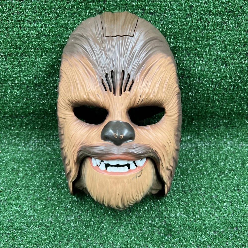 Hasbro Star Wars Chewbacca Electronic Mask w/‎ Moving Mouth Sounds Tested Works
